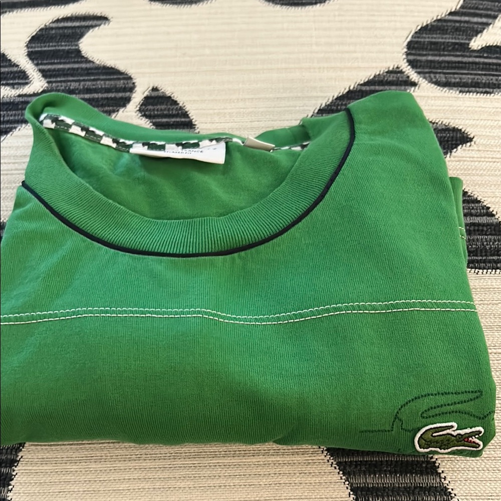 Lacoste Green Crewneck Sweatshirt